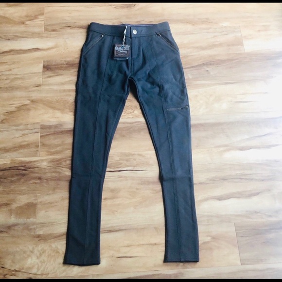 Matilda Jane charcoal zip zip Woman’s leggings - Picture 2 of 8